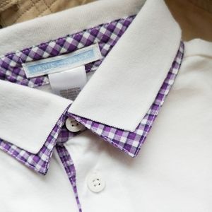 Janie and Jack Purple Gingham Polo Shirt 2T